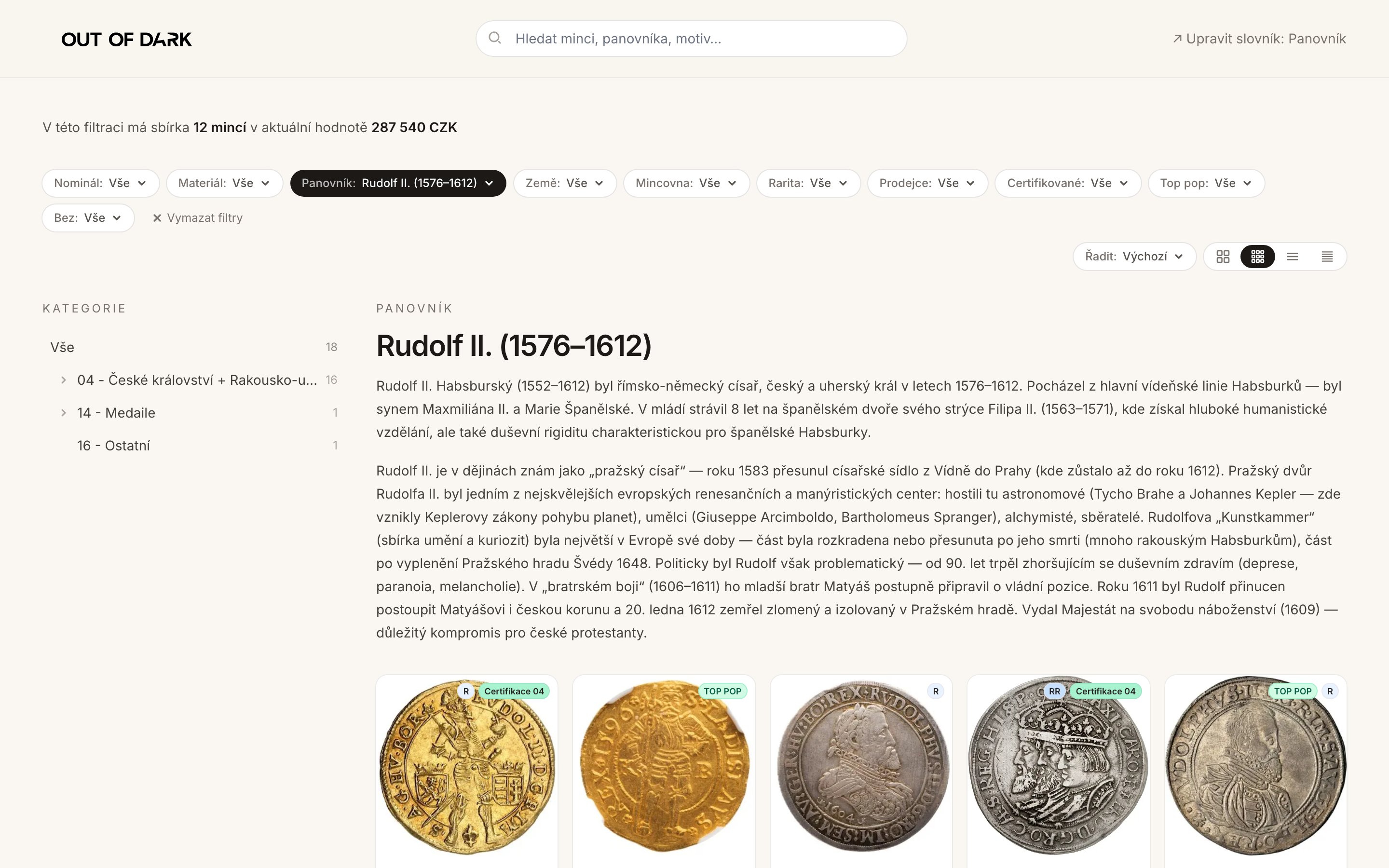 Moderní katalog